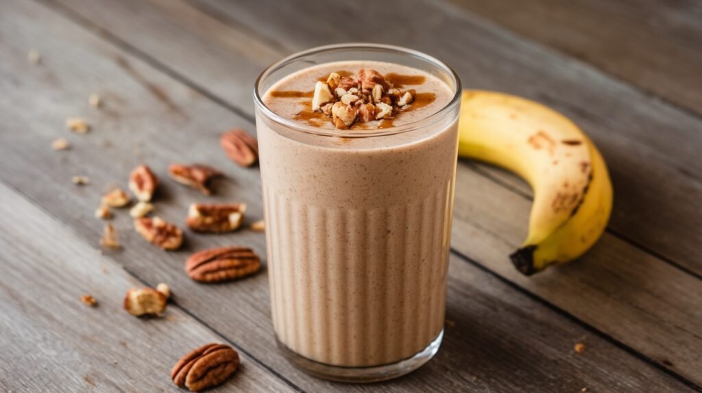 Maple Pecan Protein Smoothie