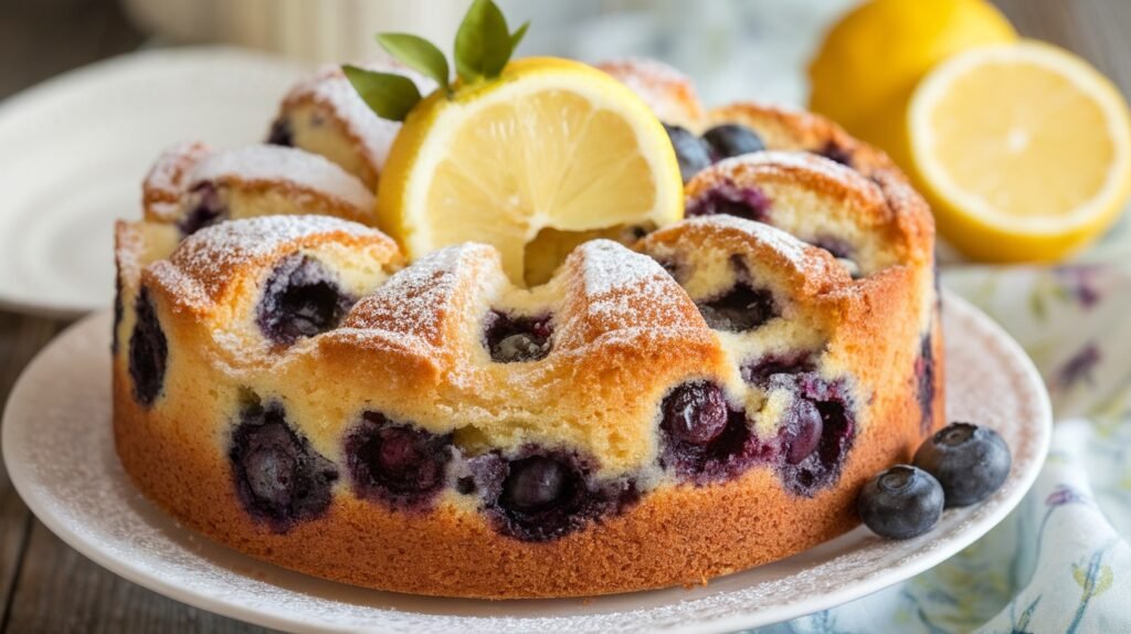 Blueberry Lemon Pound Cake