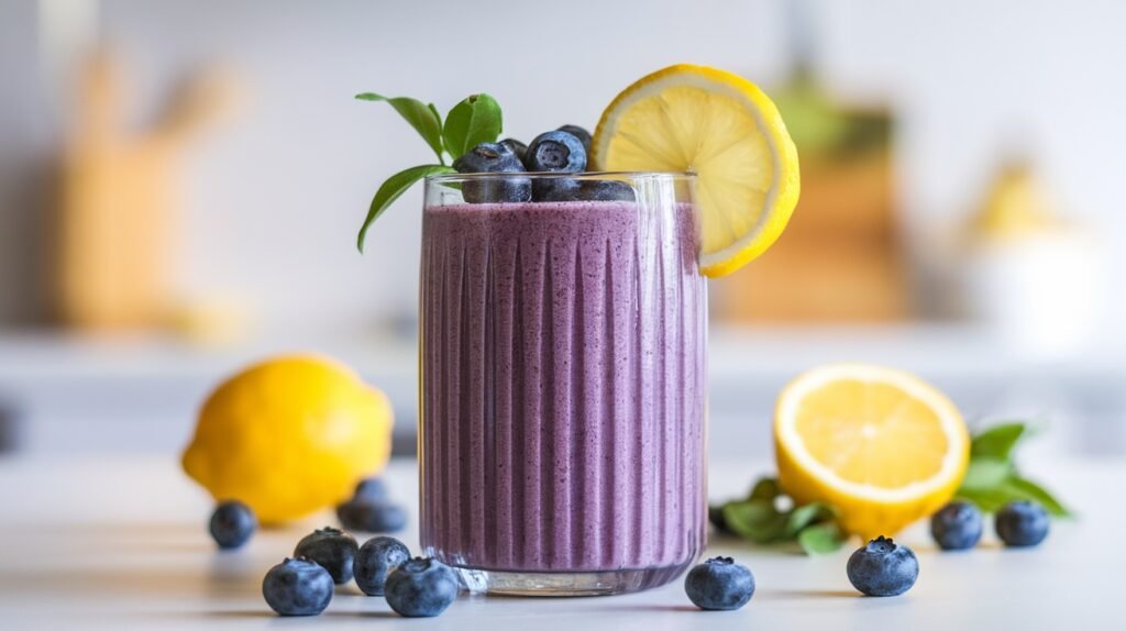 Blueberry Lemon Energy Smoothie
