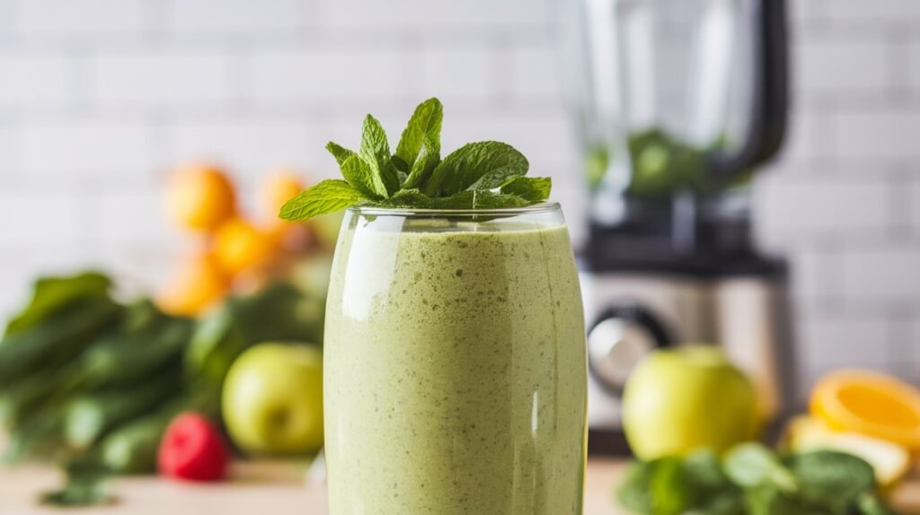 Spinach Apple Mint Smoothie