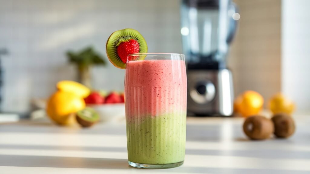 Strawberry Kiwi Recovery Smoothie