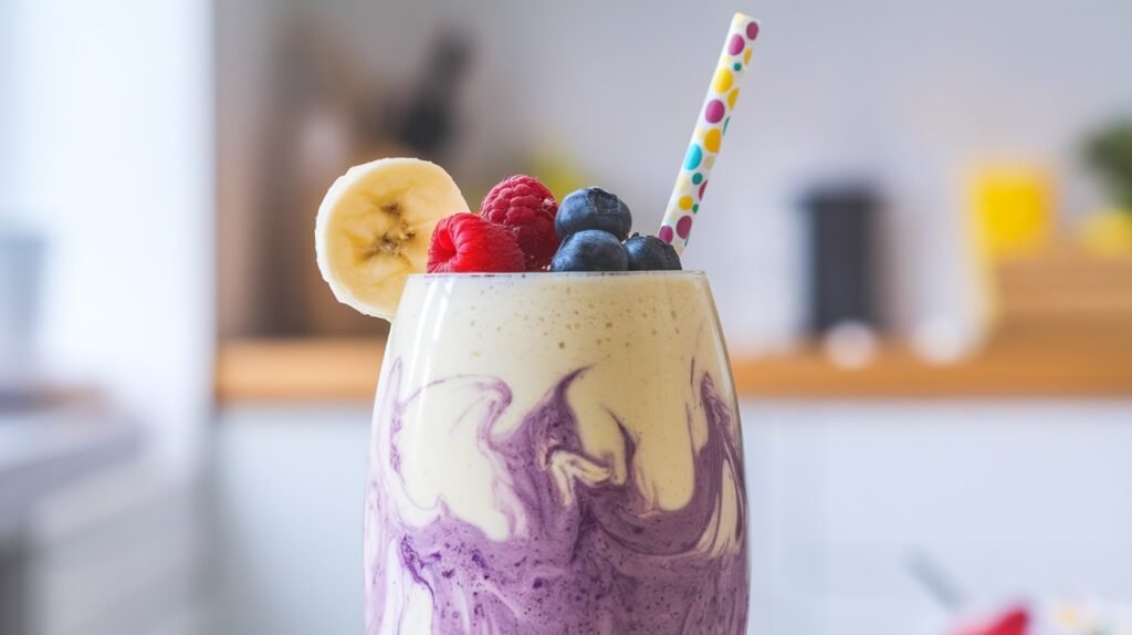 Banana Berry Yogurt Smoothie