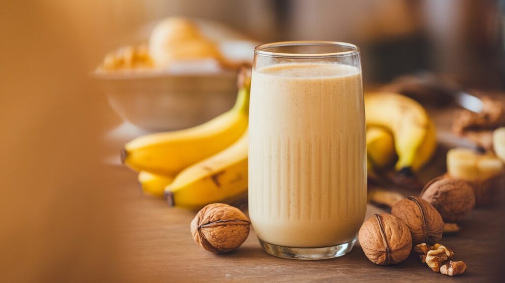 Banana Walnut Breakfast Smoothie