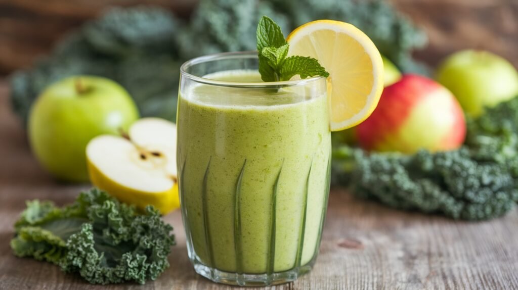 Kale Apple Lemon Smoothie