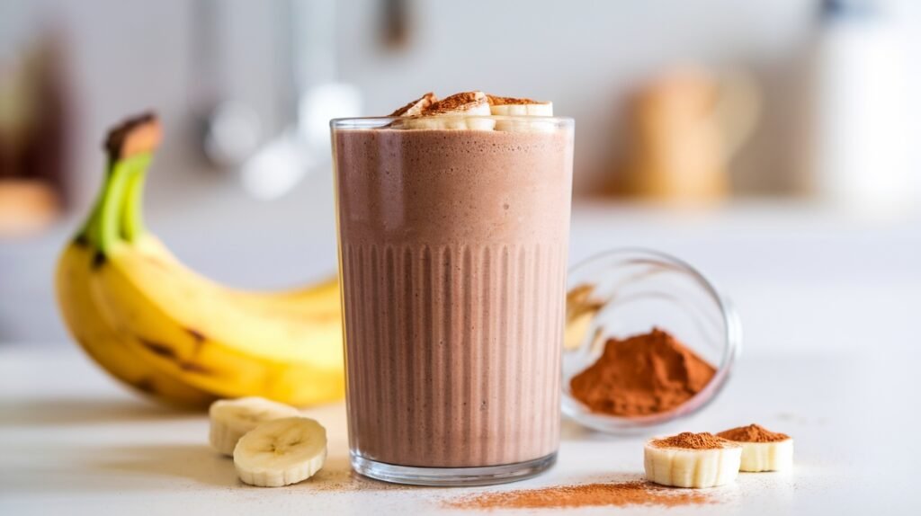 Chocolate Maca Energy Smoothie