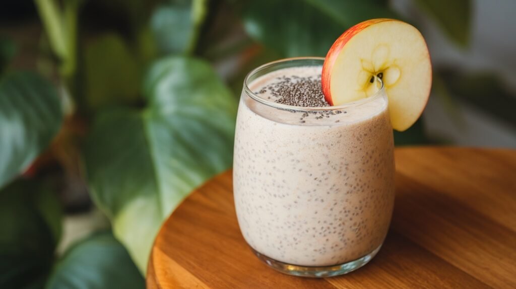 Apple Oat Chia Smoothie