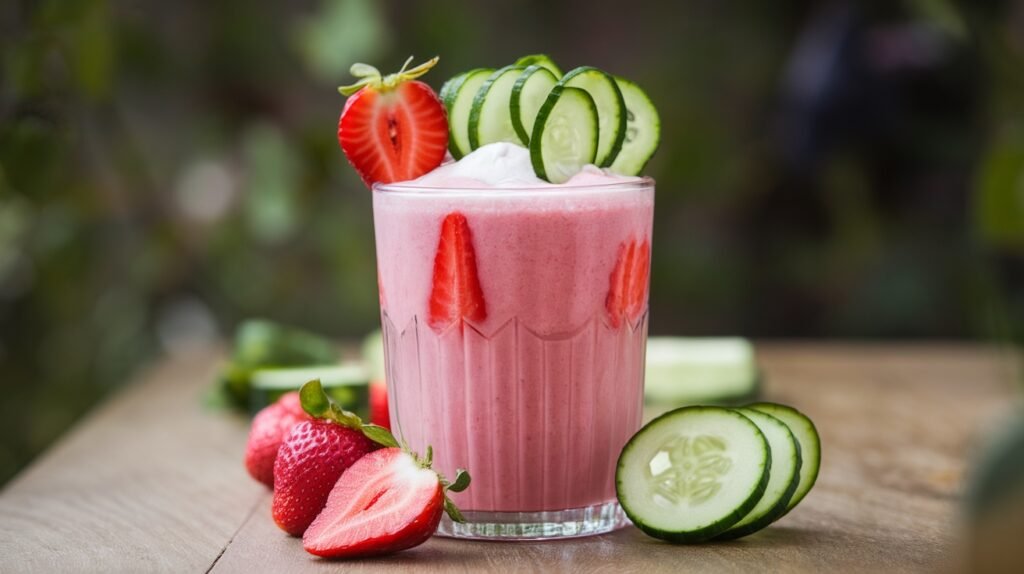 Strawberry Cucumber Slim Shake
