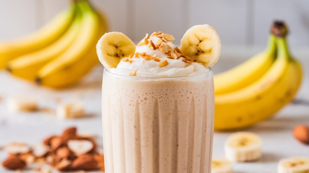 Creamy Almond Banana Shake