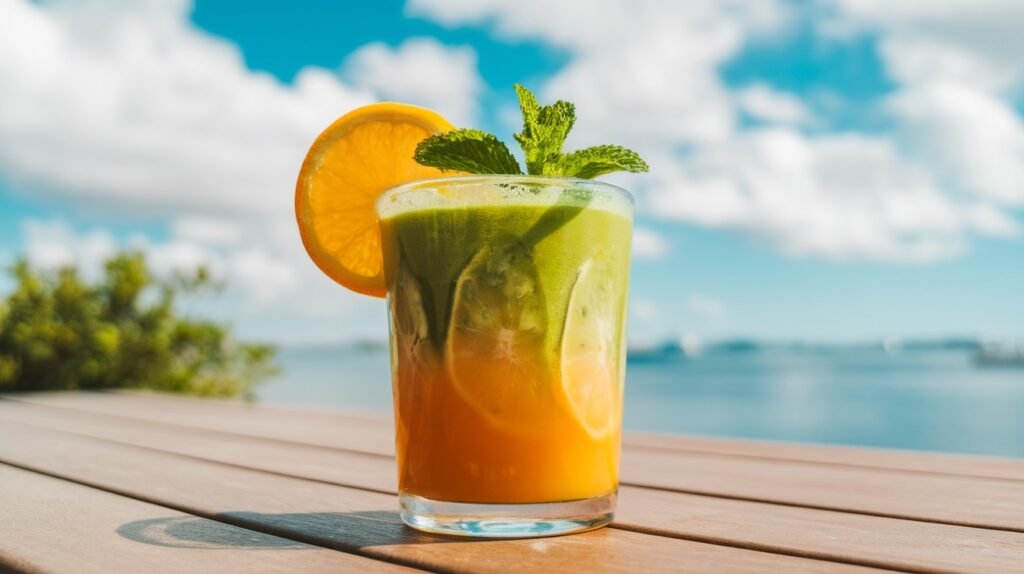 Orange Matcha Refresher