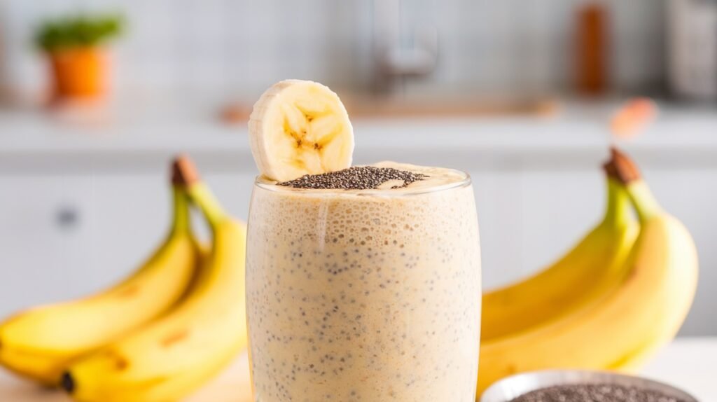 Banana Chia Cinnamon Smoothie