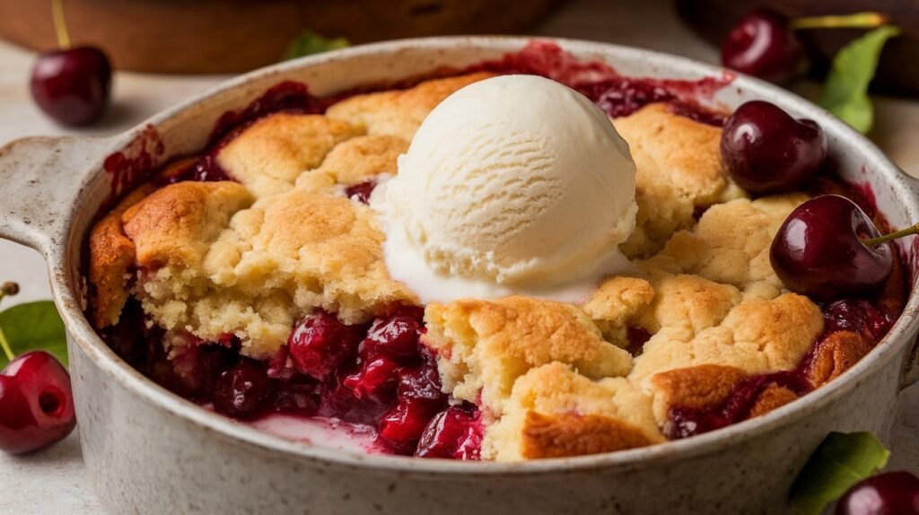 Cherry Cobbler Dump Cake