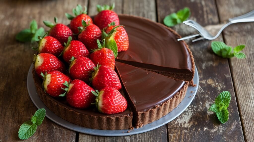Chocolate Strawberry Tart
