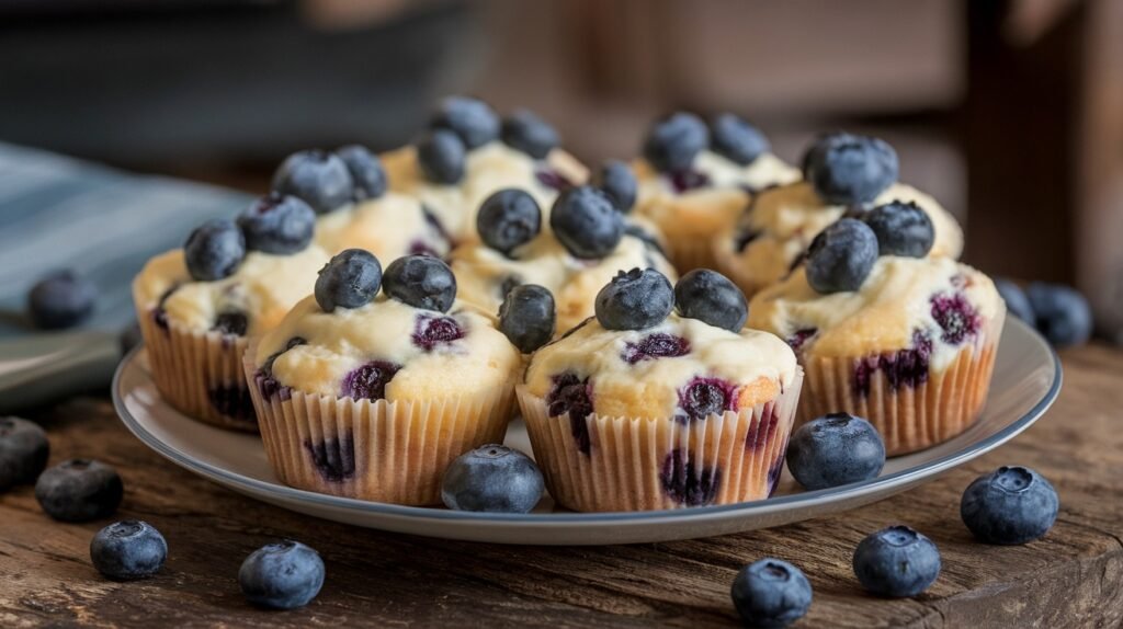Blueberry Cheesecake Muffins