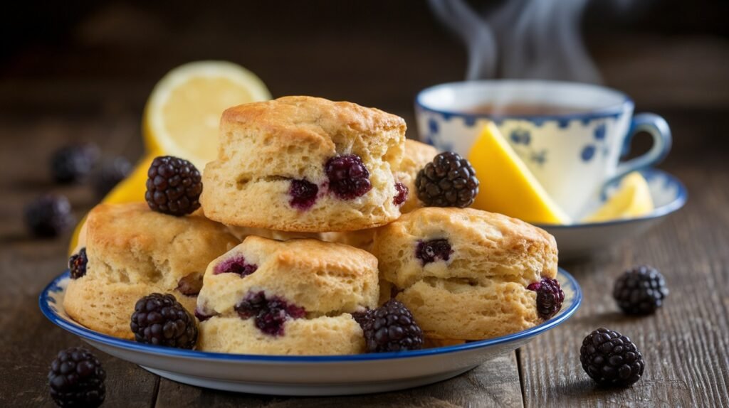 Blackberry Lemon Scones