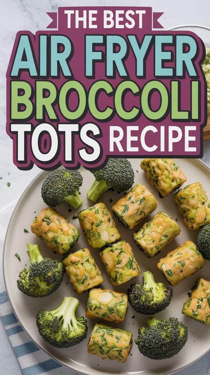 Air Fryer Broccoli Tots