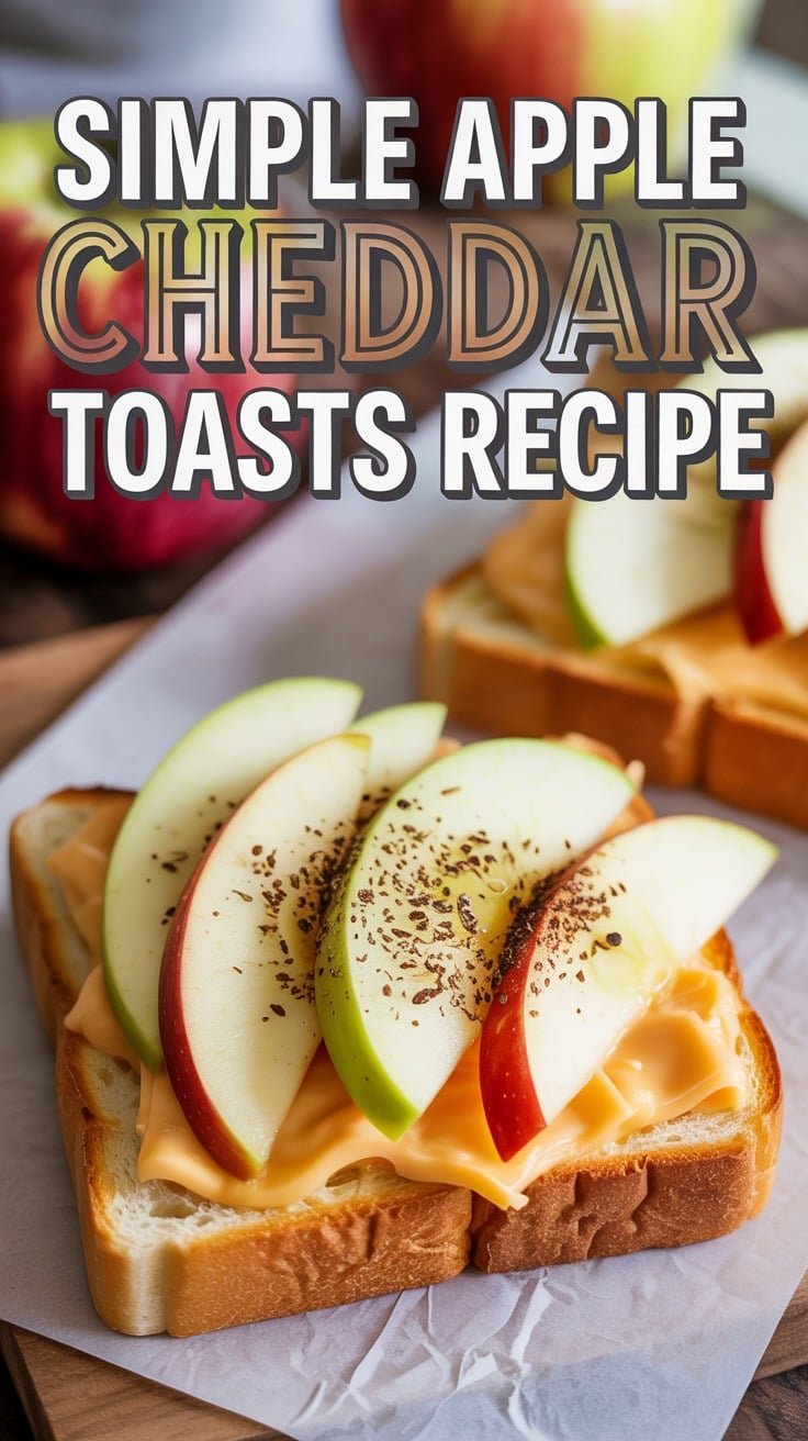 Apple Cheddar Toasts