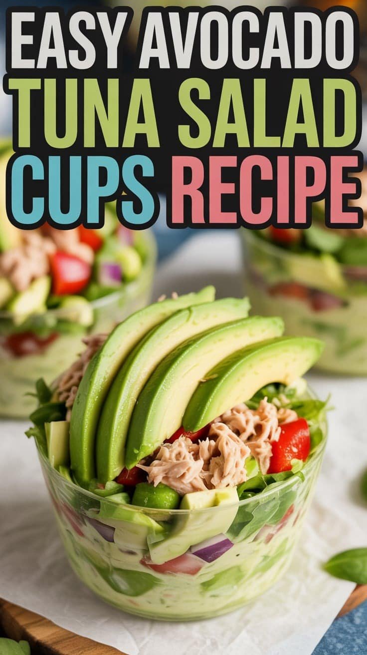 Avocado Tuna Salad Cups