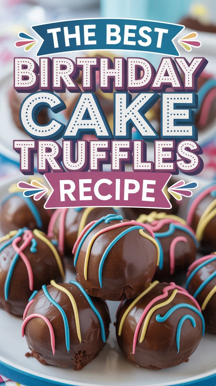 Birthday Cake Truffles