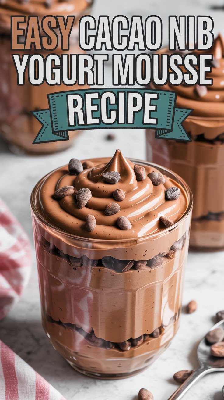 Cacao Nib Yogurt Mousse