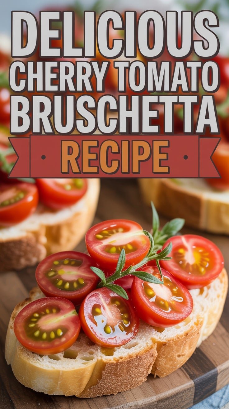 Cherry Tomato Bruschetta