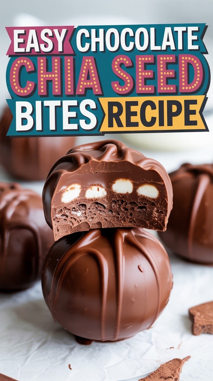 Chocolate Chia Seed Bites