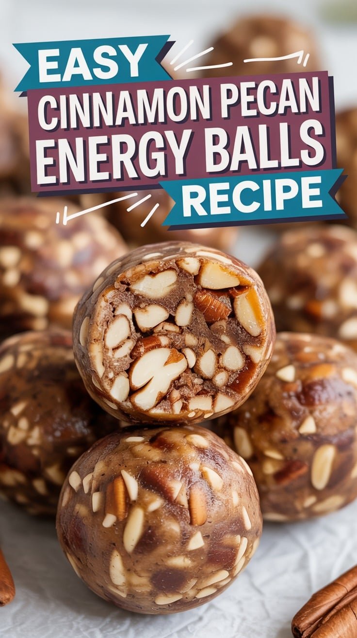 Cinnamon Pecan Energy Balls