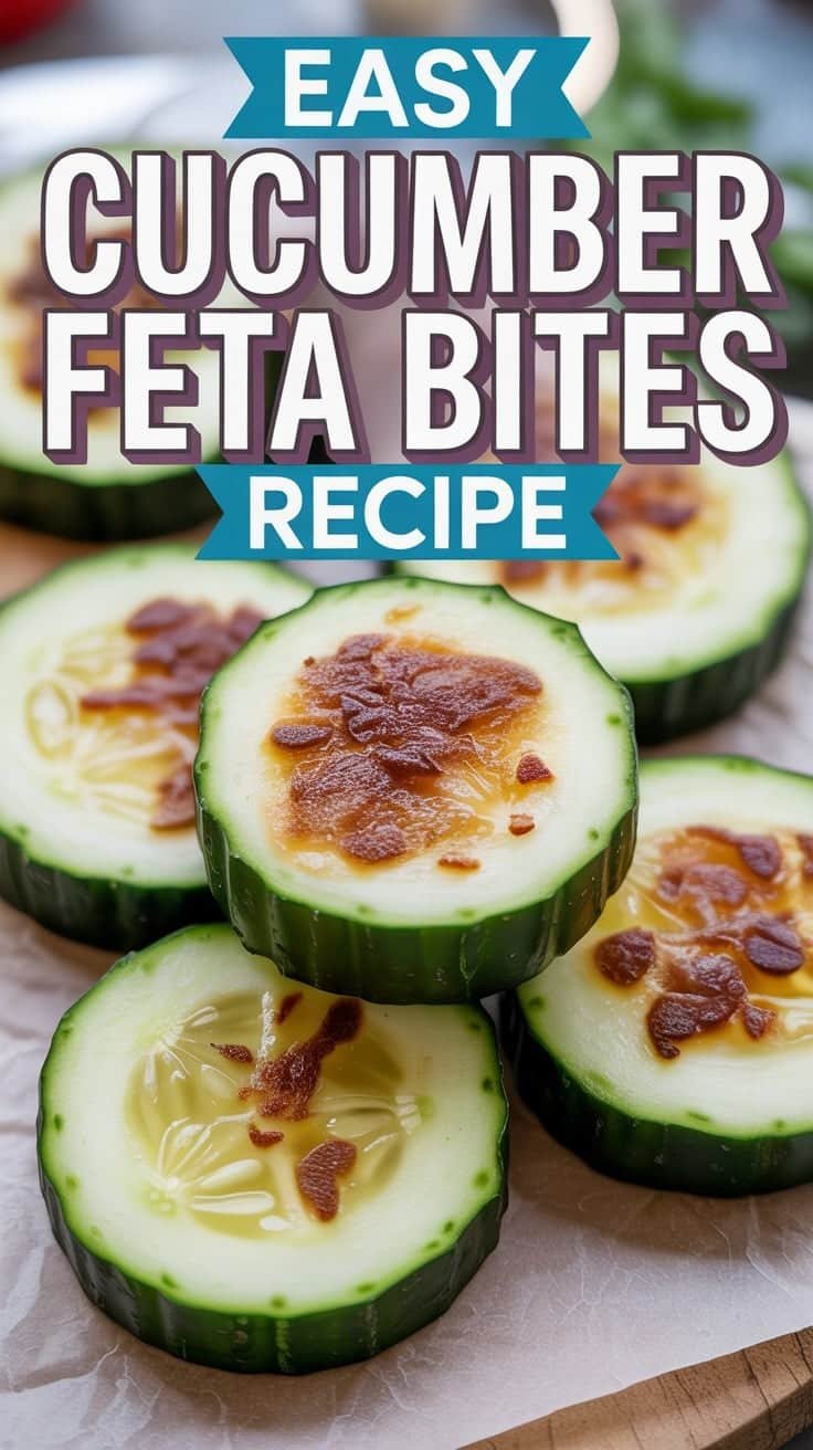 Cucumber Feta Bites