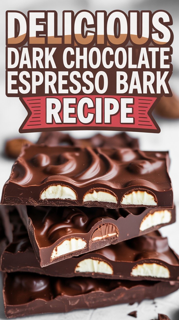Dark Chocolate Espresso Bark