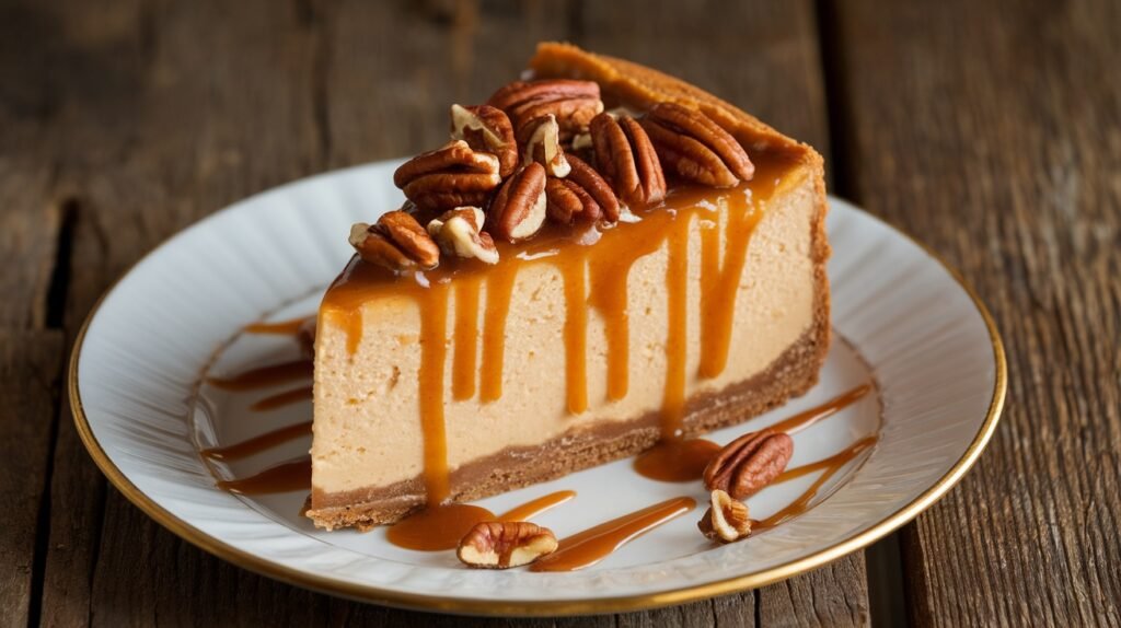 Caramel Pecan Cheesecake