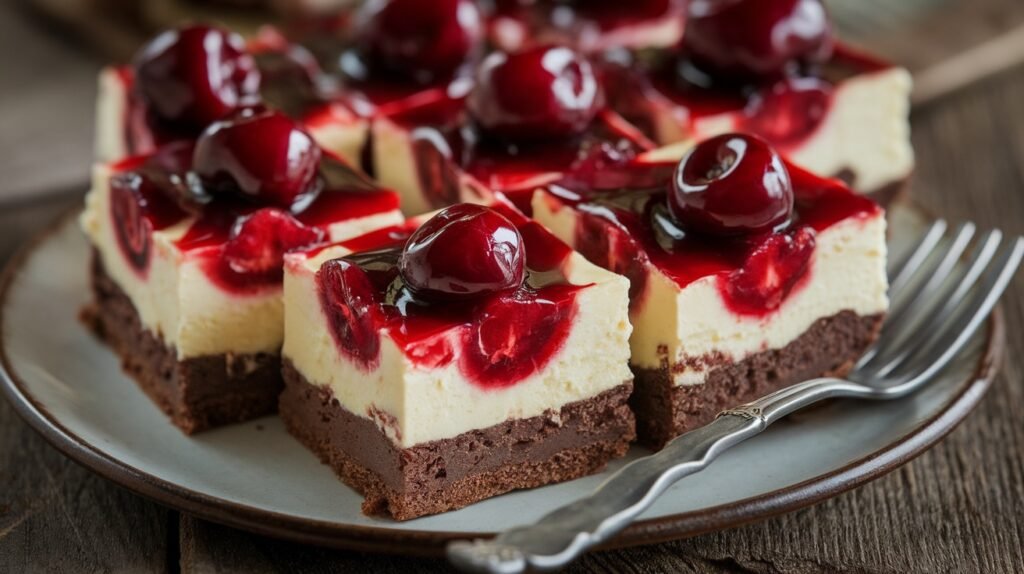 Cherry Cheesecake Brownies