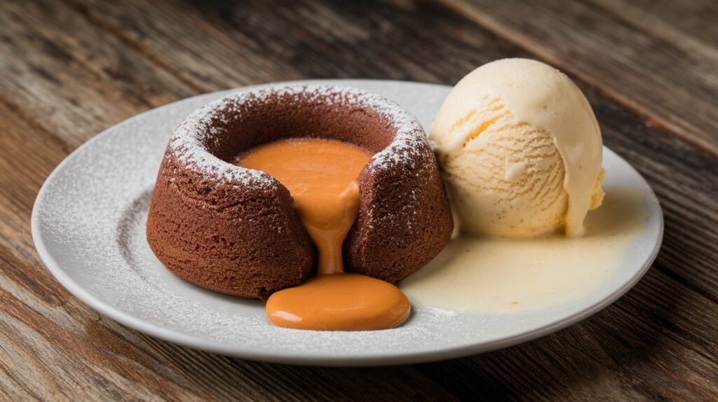 Chocolate Peanut Butter Lava Cakes