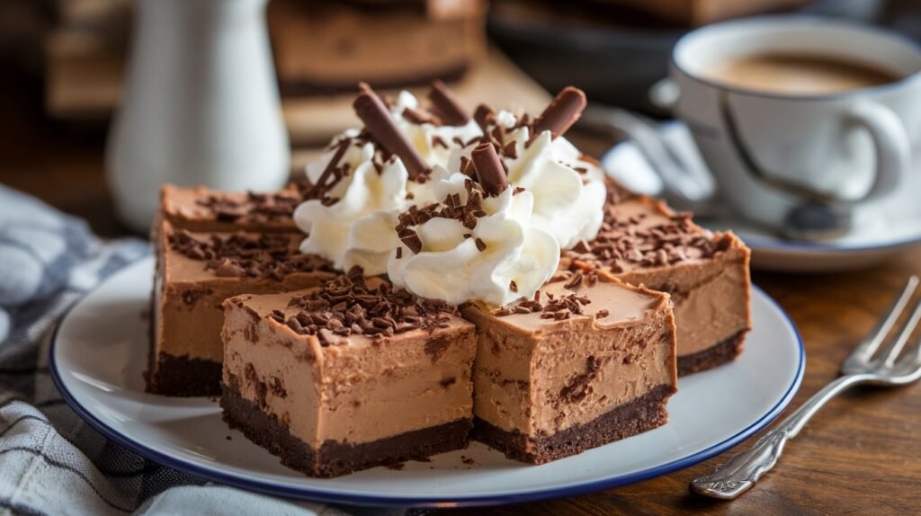 Mocha Cheesecake Bars