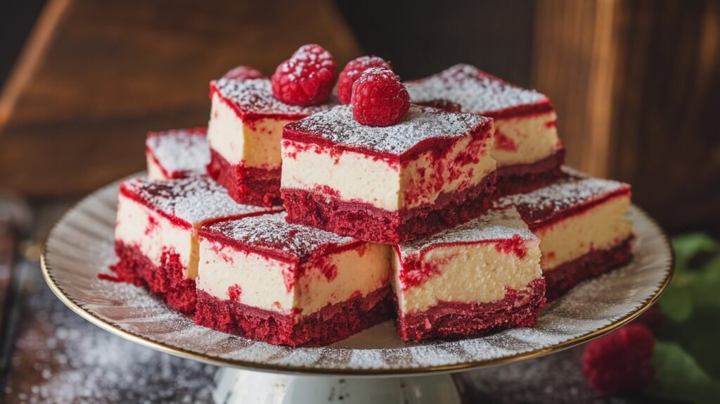 Red Velvet Cheesecake Brownies