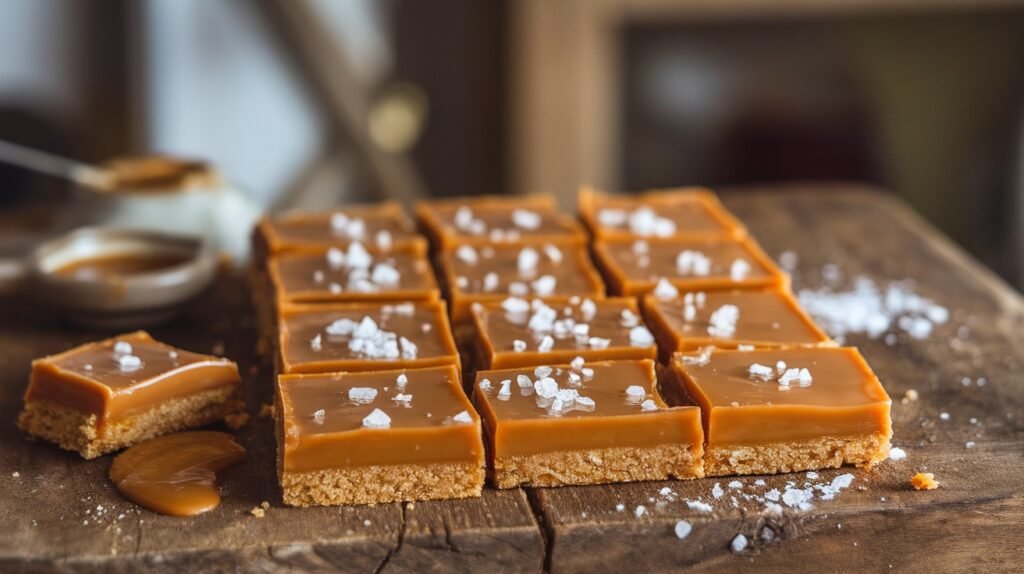 Salted Caramel Cookie Bars