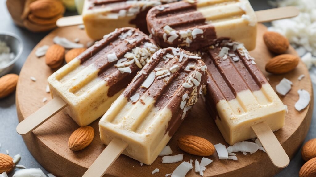 Almond Joy Smoothie Pops