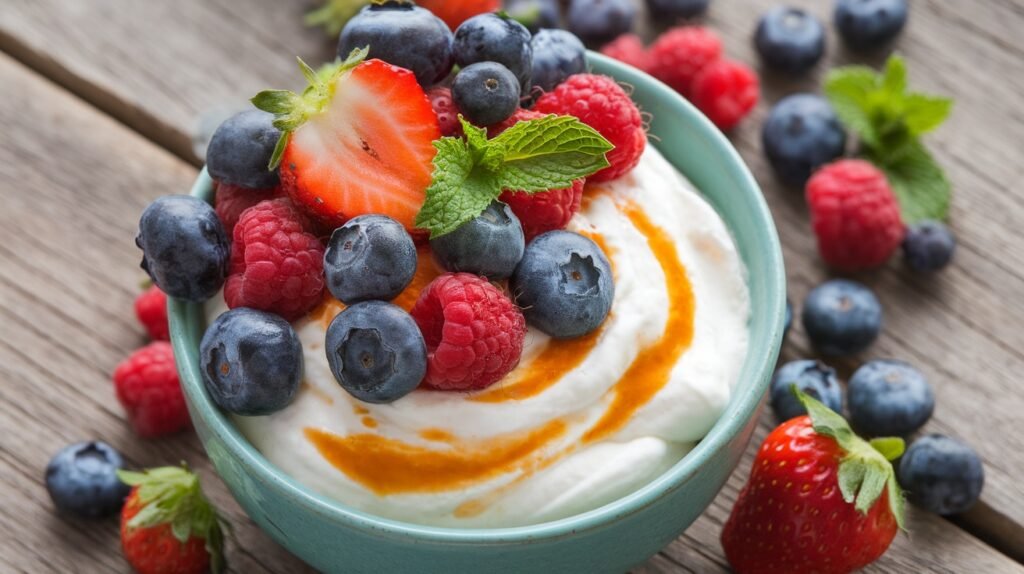 Cashew Cream with Berries