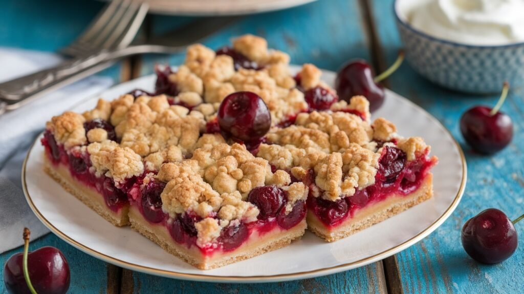 Cherry Pie Crumble Bars