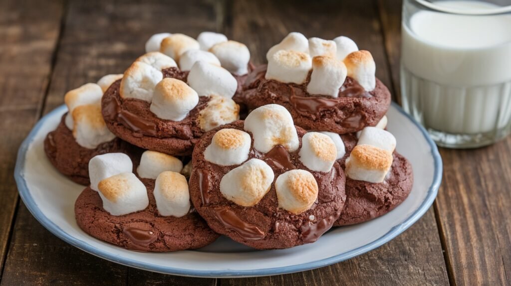Chocolate Marshmallow Cookies