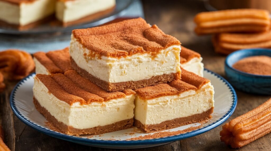 Churro Cheesecake Bars