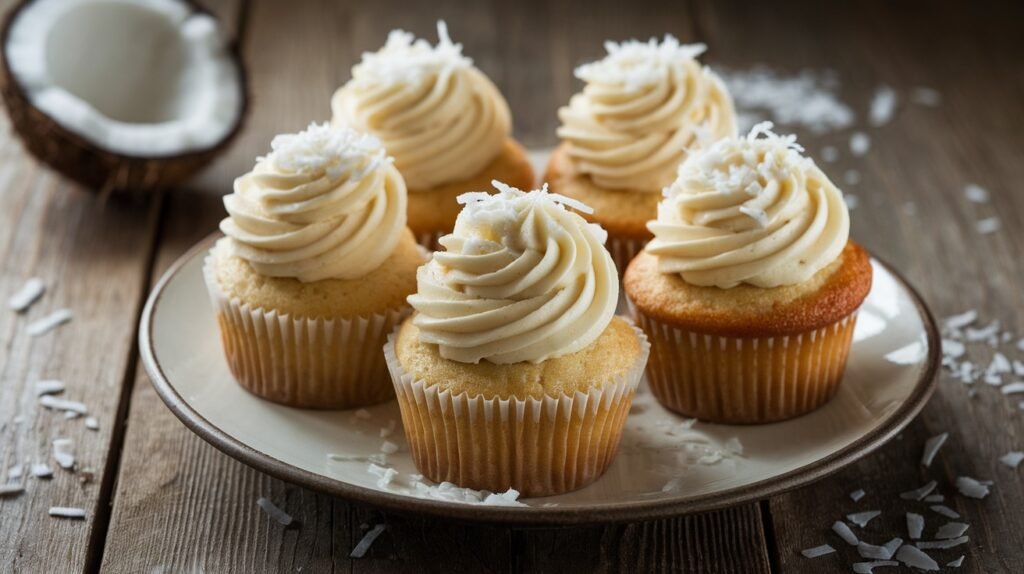 Coconut Cream Cupcakes