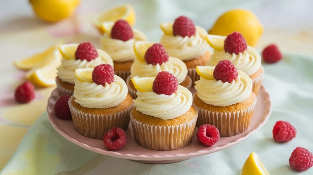 Lemon Raspberry Cupcakes