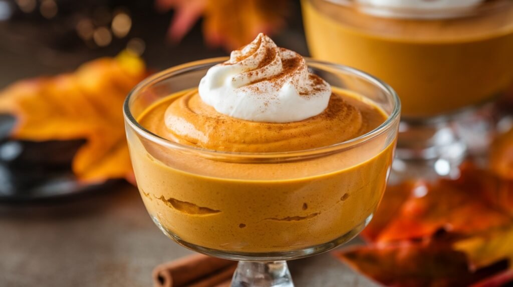 Low-Calorie Pumpkin Spice Mousse