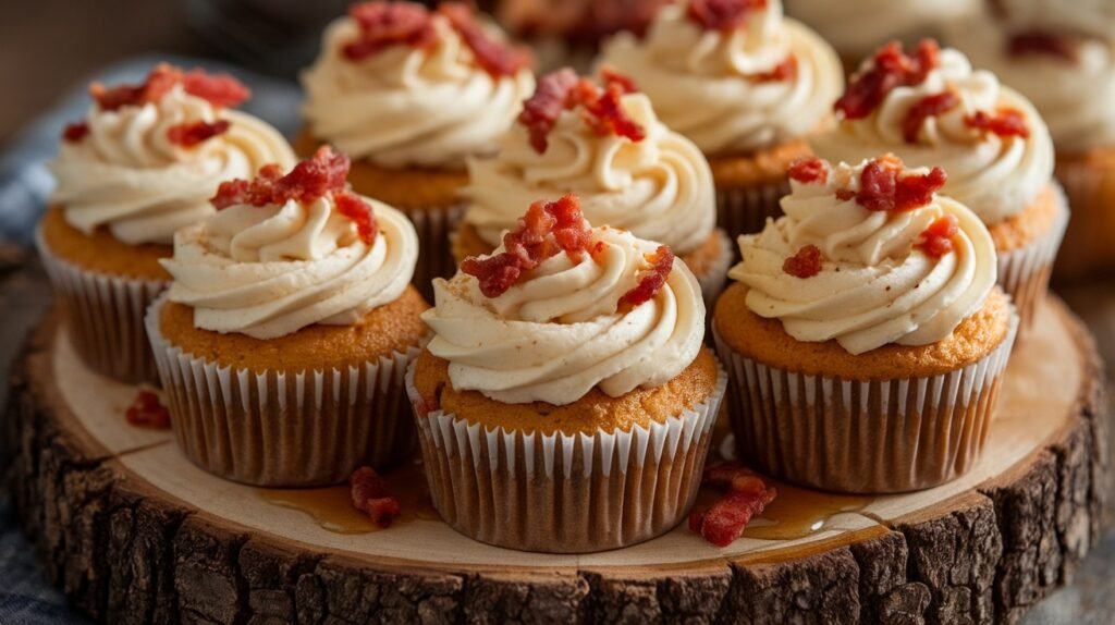 Maple Bacon Cupcakes