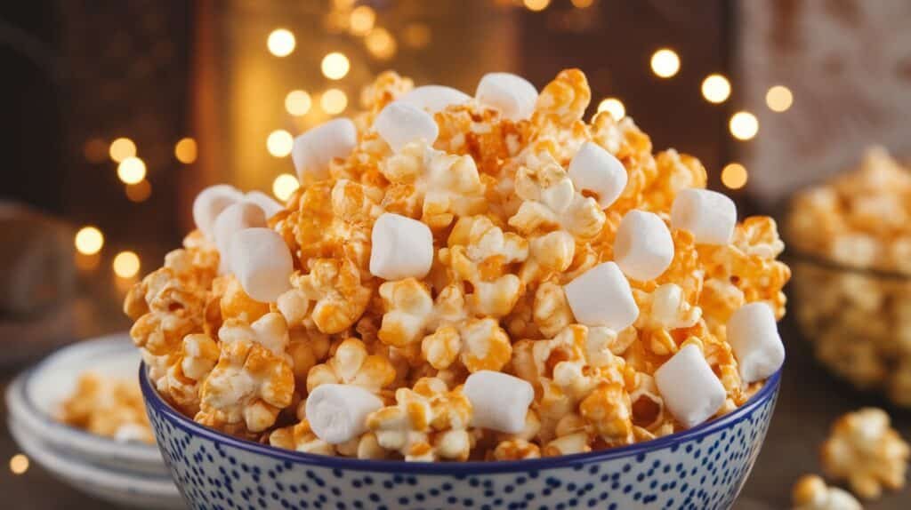 Marshmallow Caramel Popcorn