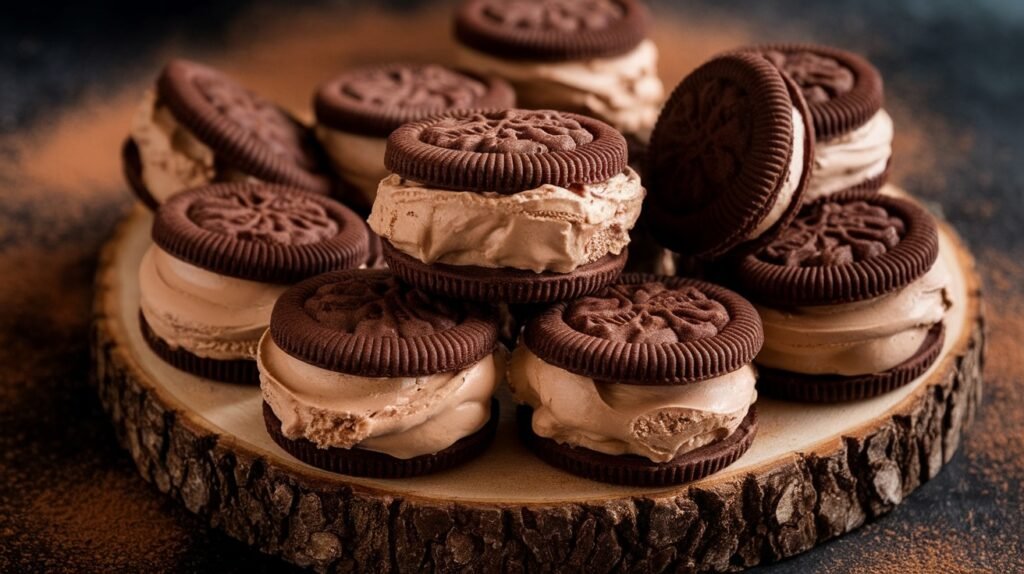 Mocha Ice Cream Sandwiches