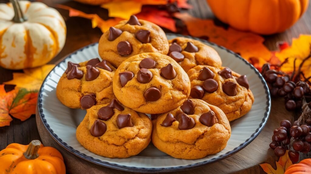Pumpkin Chocolate Chip Cookies