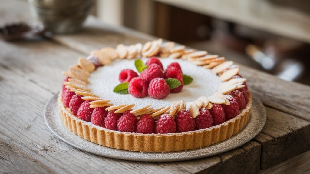 Raspberry Almond Tart