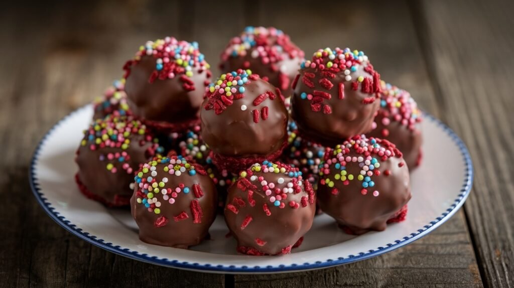 Red Velvet Cake Balls