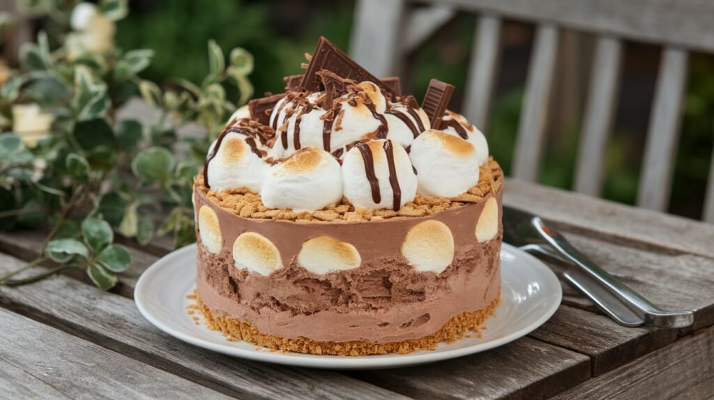 S’mores Ice Cream Cake