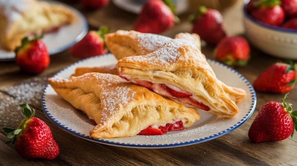 Strawberry Cream Cheese Turnovers